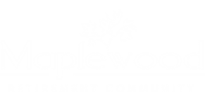 A logo for a retirement community named Maplewood.